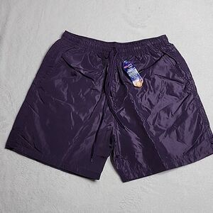 2415 NWT Sun Tees Purple windbreaker shorts Size Small